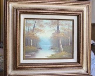 Vintage Signed and Framed Oil Painting