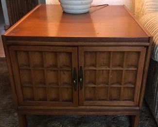 Credenza 25 square coffee end Side Table Mid Century Modern