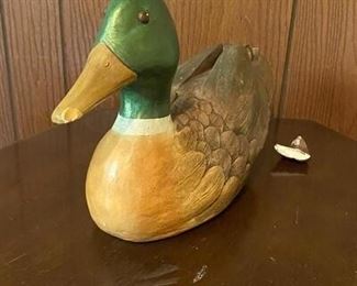 Vintage Florentine Art Studio Duck Mallard Figurine