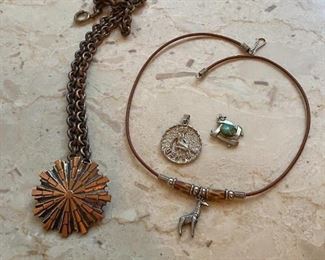 Jewelry Lot Pendants  Necklaces
