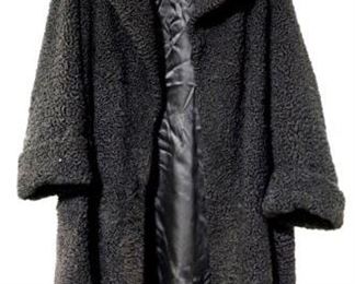 33 - Martins Persian Lamb Fur Coat L/XL - AS IS, has some damage
