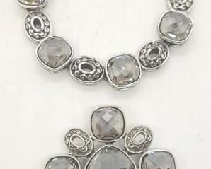 71 - Brighton Venus Rising bracelet & pin pendant 8" bracelet
