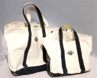 90a - Pair of LL Bean totes
