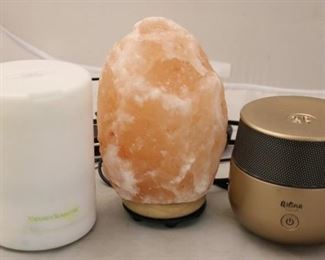 123a - Salt Lamp & 2 Diffusers (3pcs)
