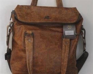 145 - Lazzaro Leather Handbag w/ Strap
