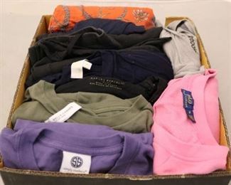 153a - Box Lot of LS/SS Shirts sizes s-xl Includes Banana Republic, Simply Southern, Reebok & More
