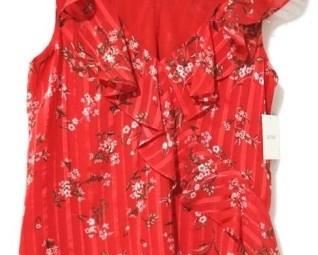 160a - Ellen Tracy sleeveless blouse - size S
