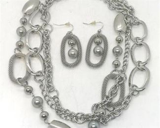 171 - Brighton 18" necklace & earrings
