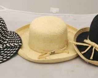 181a - Three Ladies Straw Hats
