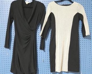 211a - Dresses by Banana Republic Solid Black, size s Patterned Black, size 2
