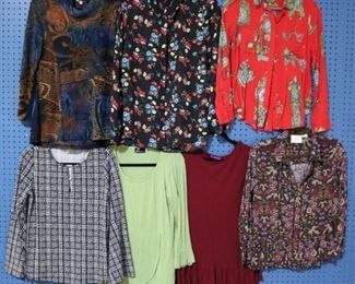 228a - Group Lot of Lady's Shirts sizes s-m

