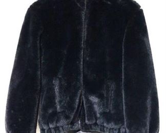 230a - Cynthia Rawley faux fur jacket - size S

