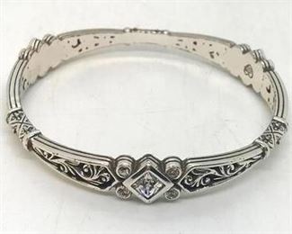 241 - Brighton bangle with crystals

