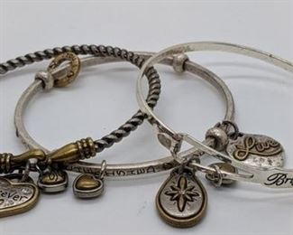 262 - Three Brighton Charm Bangles
