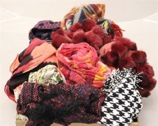 270 - Tray Lot of Assorted Scarves
