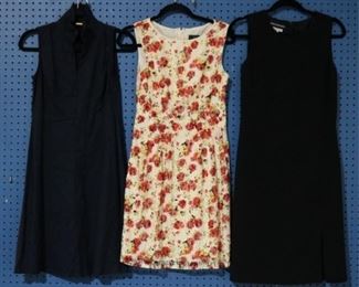 278a - Group Lot of Dresses-Navy-Black-Floral Donna Morgan - Black, size 6 Adrianna Papell - Floral, size 4 T. Tahari - Navy - Navy, size 4
