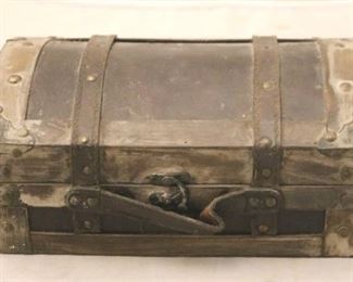 298a - Domed Jewelry/ Treasure Box 12" long x 8" deep x 5 1/4" high
