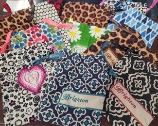 299 - Group 11 Brighton jewelry pouches
