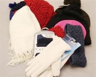 311a - Group Lot of Hats, Gloves & Scarves
