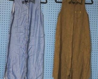317 - 2 Shirt Dresses, size xs
