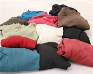 331a - Lot of Long Sleeve Mock Turtlenecks & Regular Neck sizes s-m
