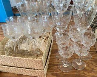 Antique glassware