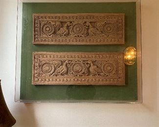 Wood Carvings in Acrylic Frame