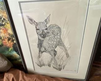 Baby deer artwork