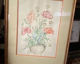Floral artwork