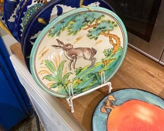 Mexican hand-painted plates