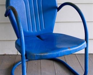 Mid-Century Metal Patio Chair