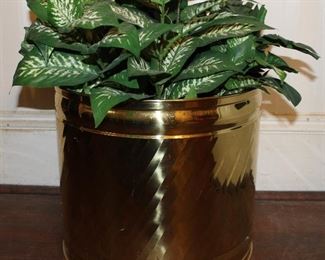 Vintage Brass Planter