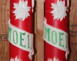 Vintage Empire Noel Candle Blow Molds