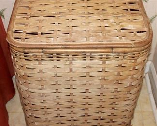 Vintage Woven Hamper