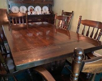 Beautiful Dining Room Table and China Cabinet