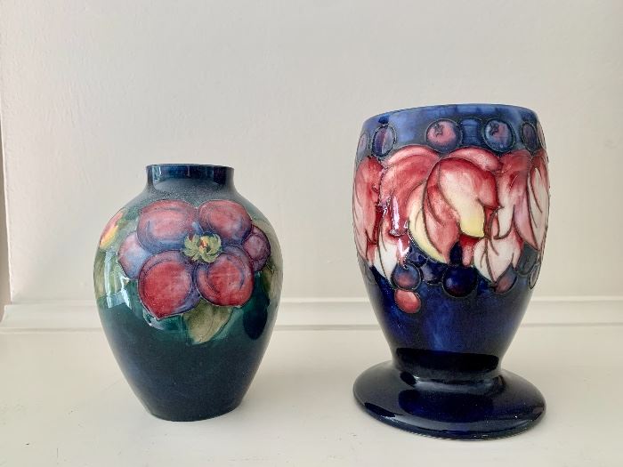 Moorcroft Pottery Vases