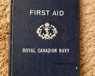 Book First Aid Royal Canadian Navy 