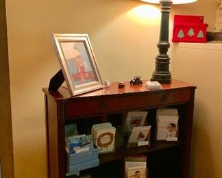 Cherry Bookcase with drawer on top