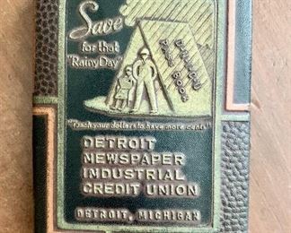 Vintage Detroit Newspaper Industrial Credit Union