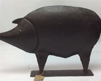 HAND FORGED IRON PIG