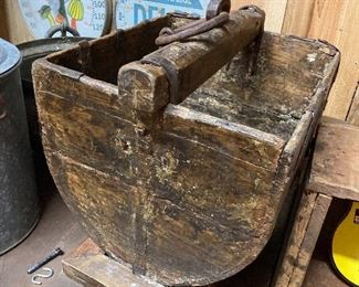 Over 100 Year Old Chinese Rice Bucket