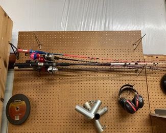 Several Fishing Rod and Reels