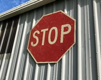 Very Large Stop Sign