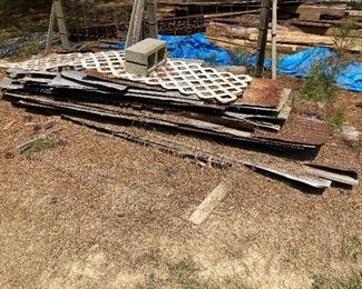 Various Lengths of old tin