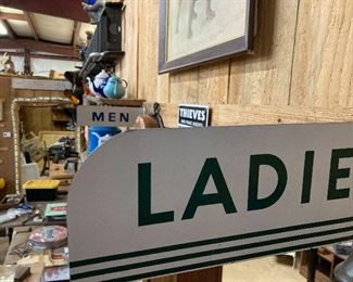 Men/Ladies Sign, Original