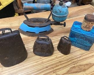 Variety, Antique Cow/Goat Bells, Iron