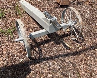 Small Cannon at the sale, but don't let it's size fool you.  It will start the sale at 9:00 from the back of the shop, and I assure you, you'll hear it....