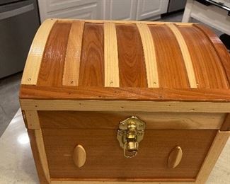 11 1/2"L x 9"W x 8 1/2"H Locally Crafted Cedar Chest