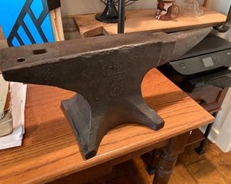 Peter Wright Anvil, 1 - 0 - 3,  marked on side, or 115 Pounds, good shape, Price will Be firm through the Sale..