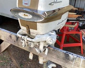 35 Horse Power Johnson outboard motor. lots of parts for the one to get it running.....